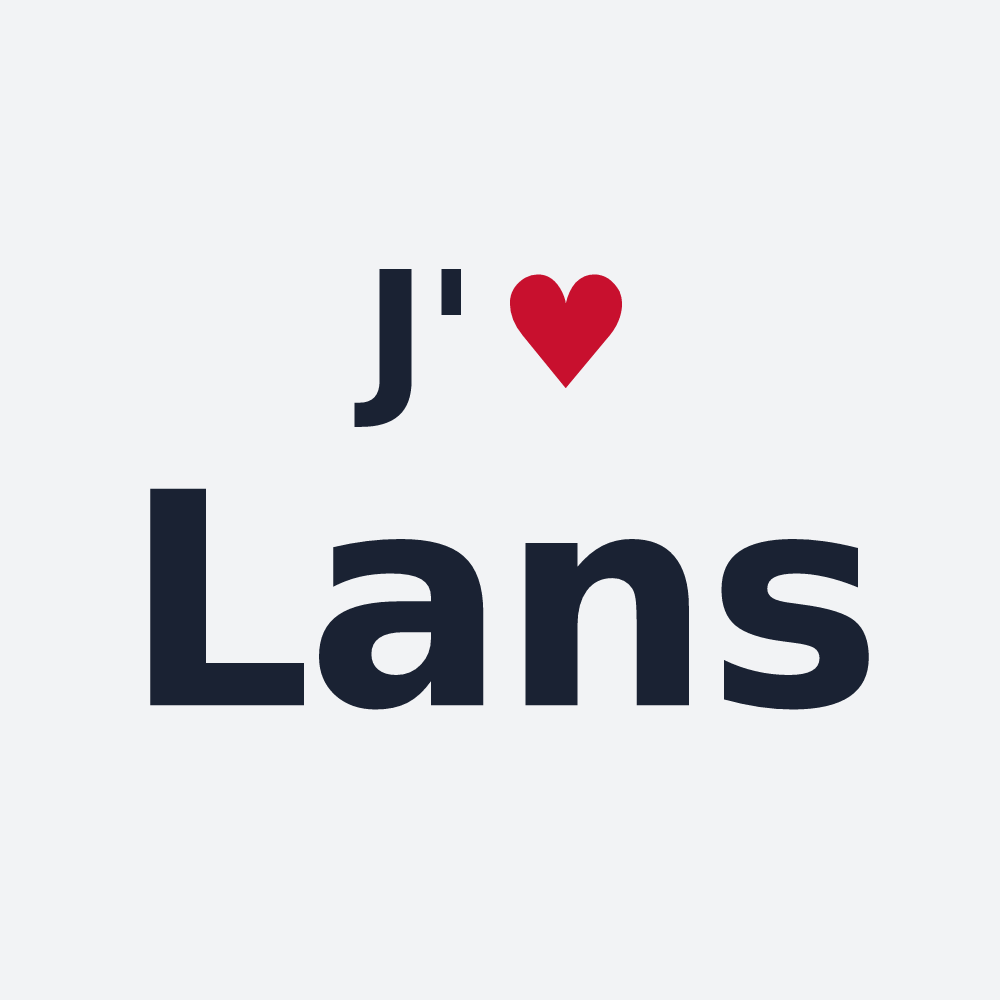 Poster personnalisé Lans — design J'aime Lans
