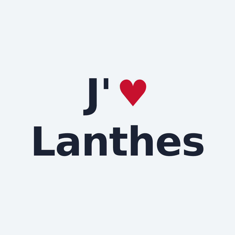 Poster personnalisé Lanthes — design J'aime Lanthes
