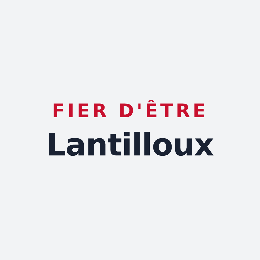 Poster « Fier d'être Lantilloux » — design pour Lanty-sur-Aube