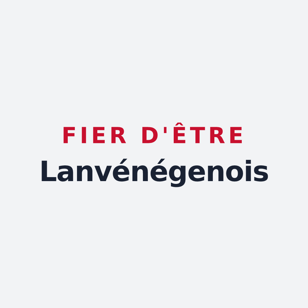 Poster « Fier d'être Lanvénégenois » — design pour Lanvénégen
