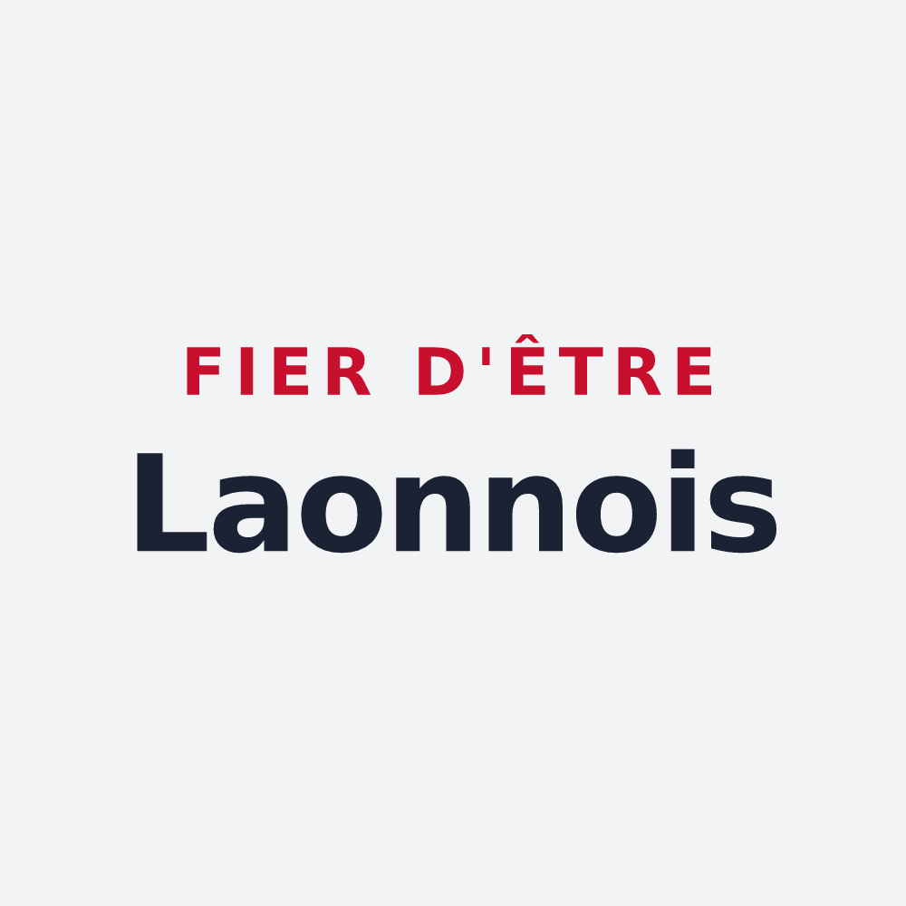Poster « Fier d'être Laonnois » — design pour Laon