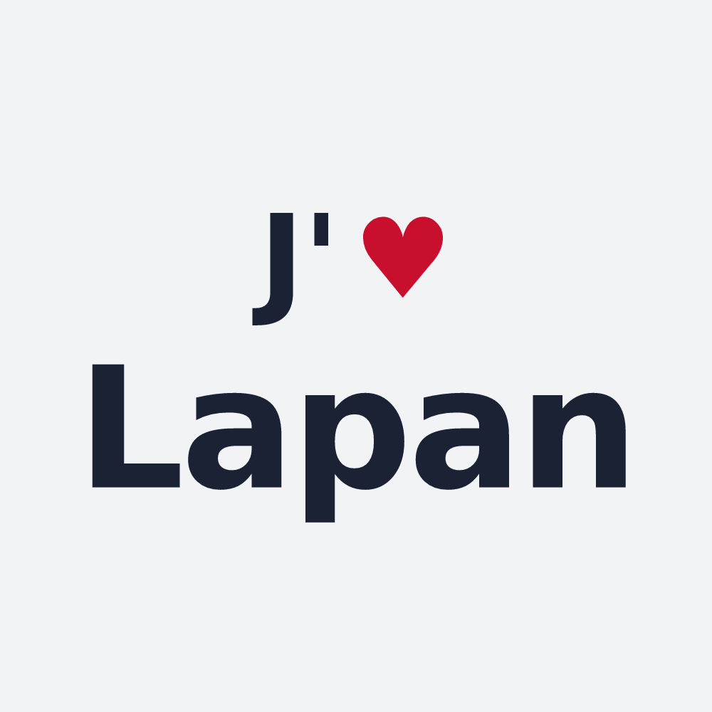 Poster personnalisé Lapan — design J'aime Lapan