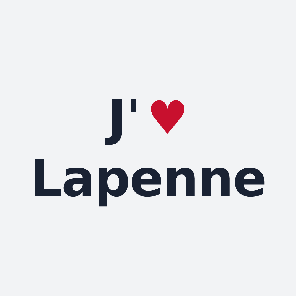 Poster personnalisé Lapenne — design J'aime Lapenne