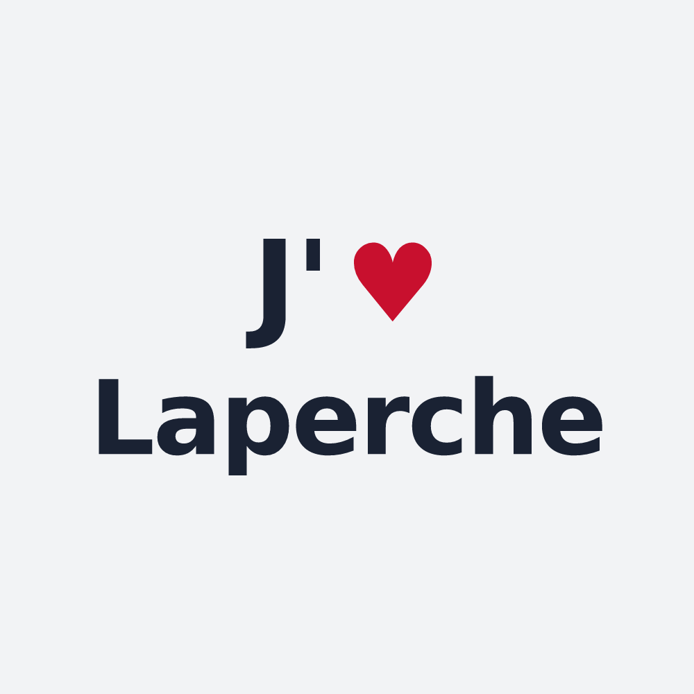 Poster personnalisé Laperche — design J'aime Laperche