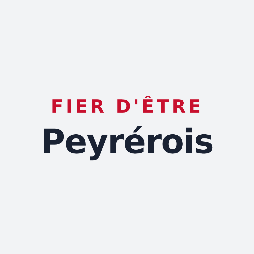 Poster « Fier d'être Peyrérois » — design pour Lapeyrère