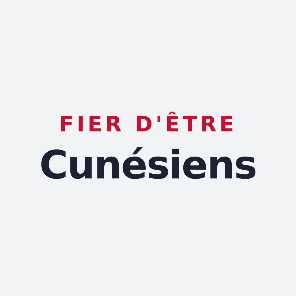 Poster « Fier d'être Cunésiens » — design pour Laquenexy