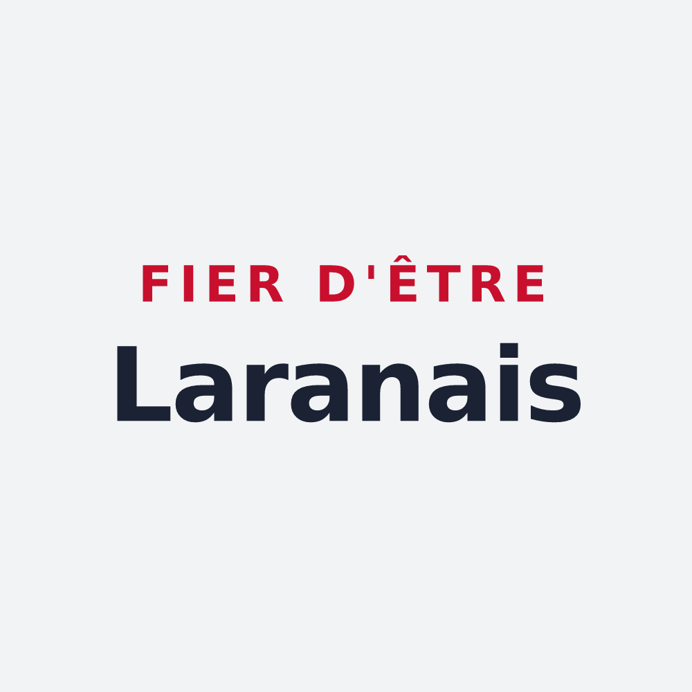 Poster « Fier d'être Laranais » — design pour Laran