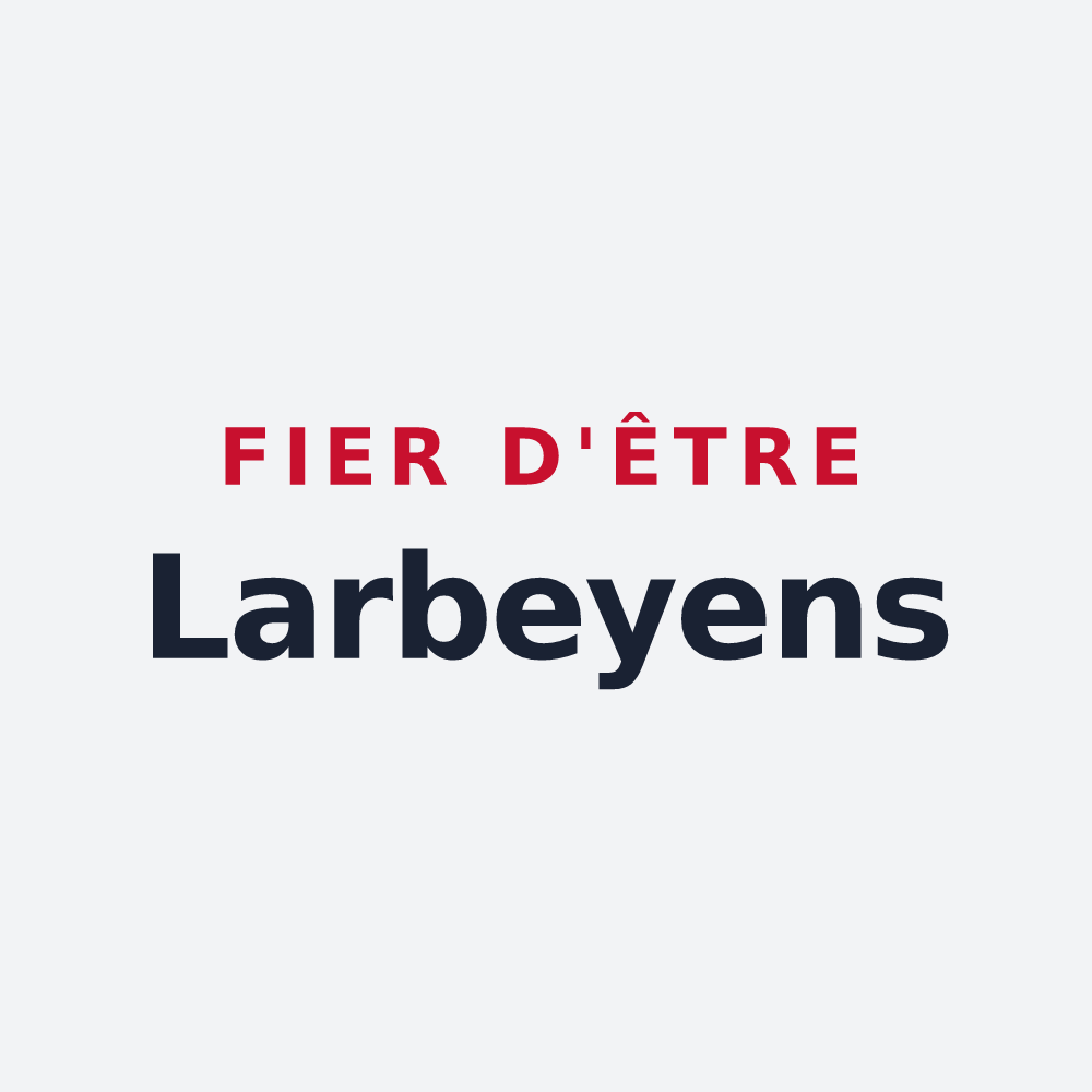 Poster « Fier d'être Larbeyens » — design pour Larbey