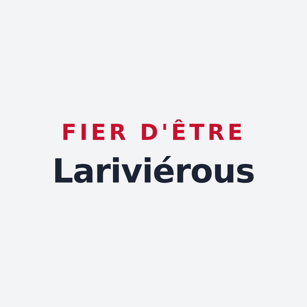 Poster « Fier d'être Lariviérous » — design pour Larivière