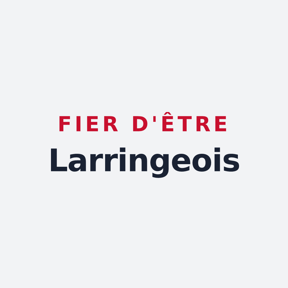 Poster « Fier d'être Larringeois » — design pour Larringes