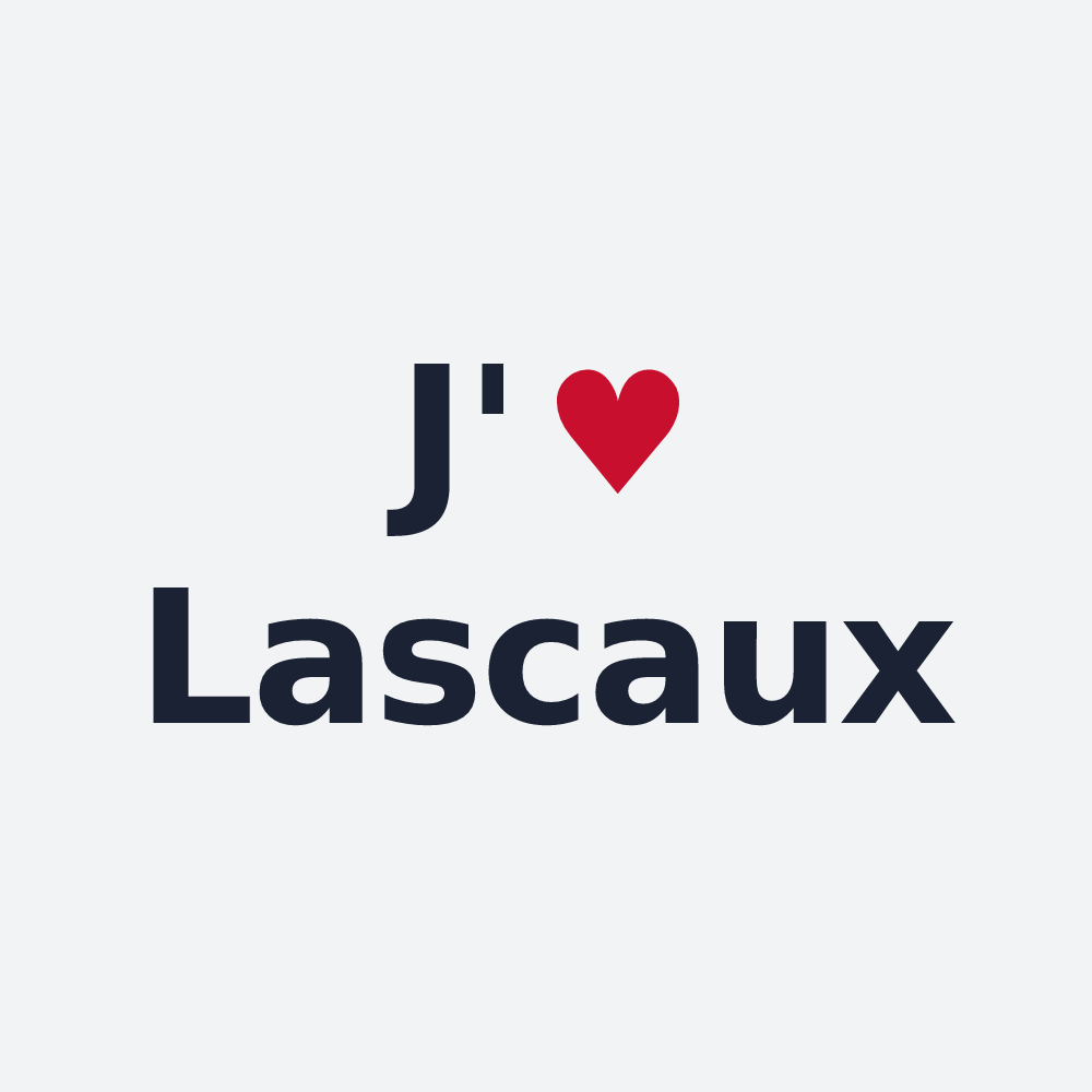 Poster personnalisé Lascaux — design J'aime Lascaux