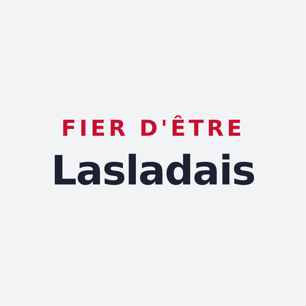 Poster « Fier d'être Lasladais » — design pour Laslades