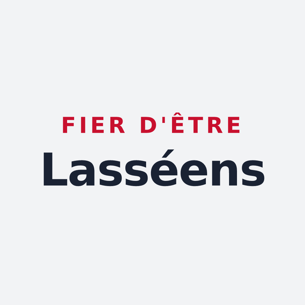 Poster « Fier d'être Lasséens » — design pour Lassay-sur-Croisne