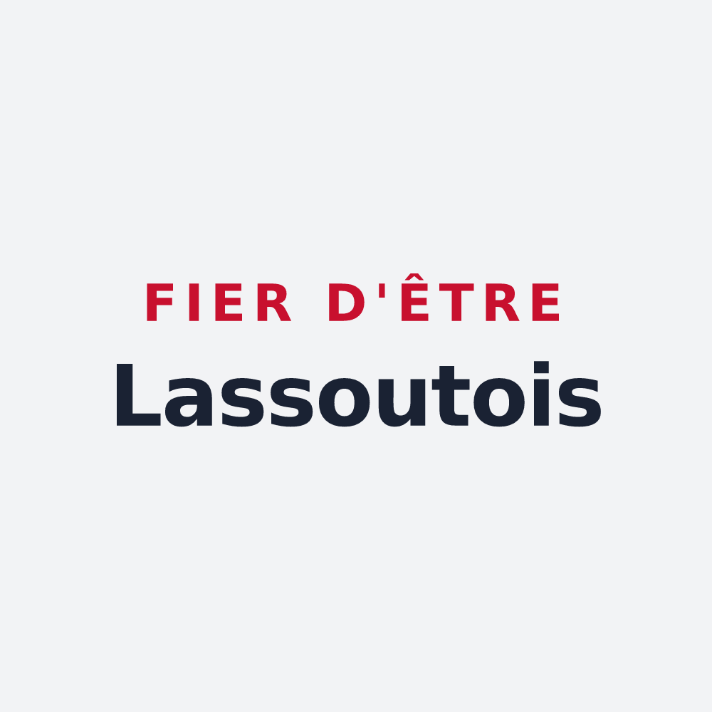 Poster « Fier d'être Lassoutois » — design pour Lassouts