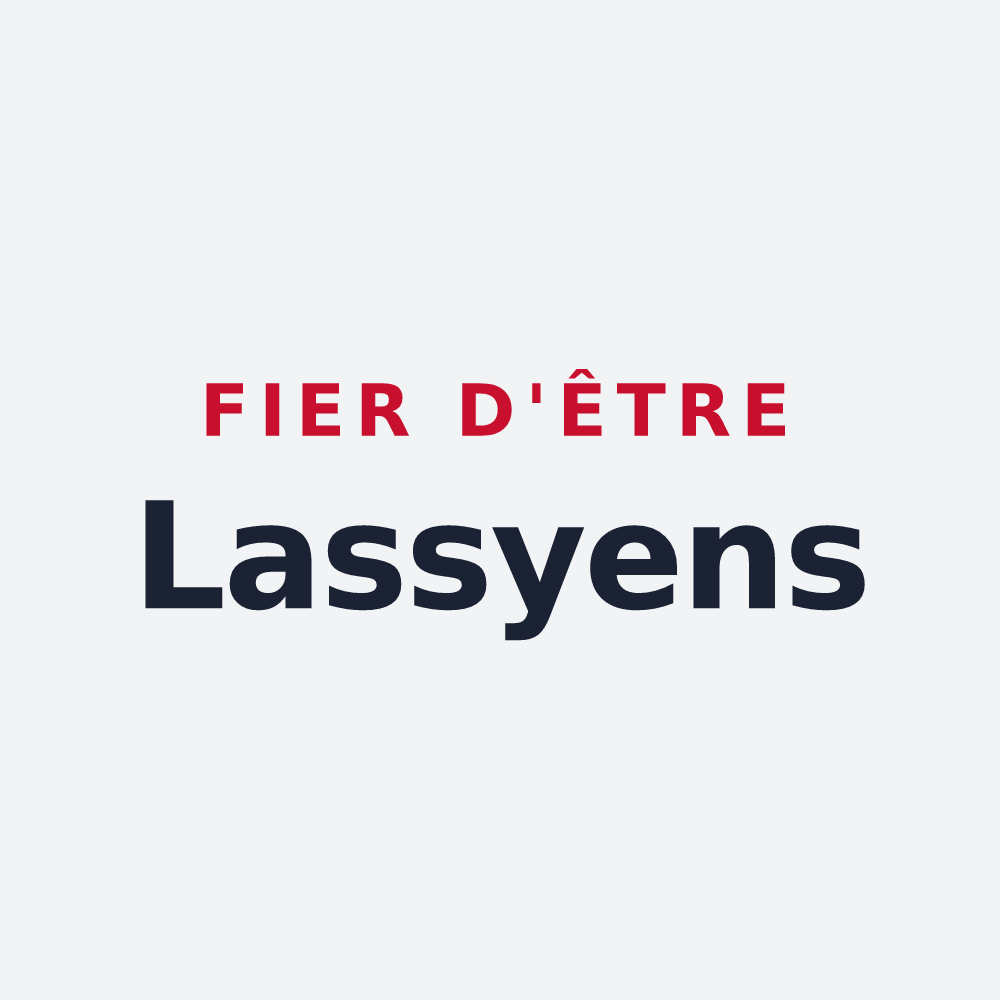 Poster « Fier d'être Lassyens » — design pour Lassy