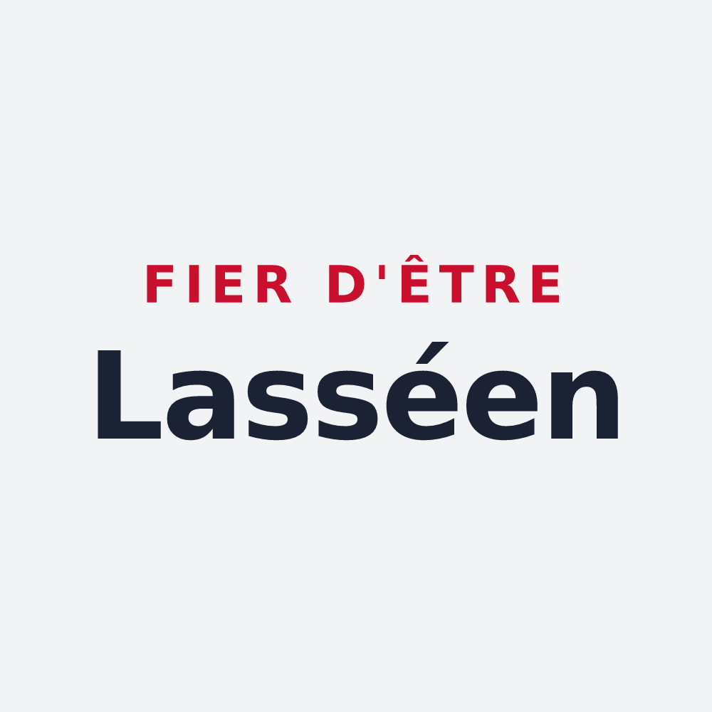 Poster « Fier d'être Lasséen » — design pour Lassy