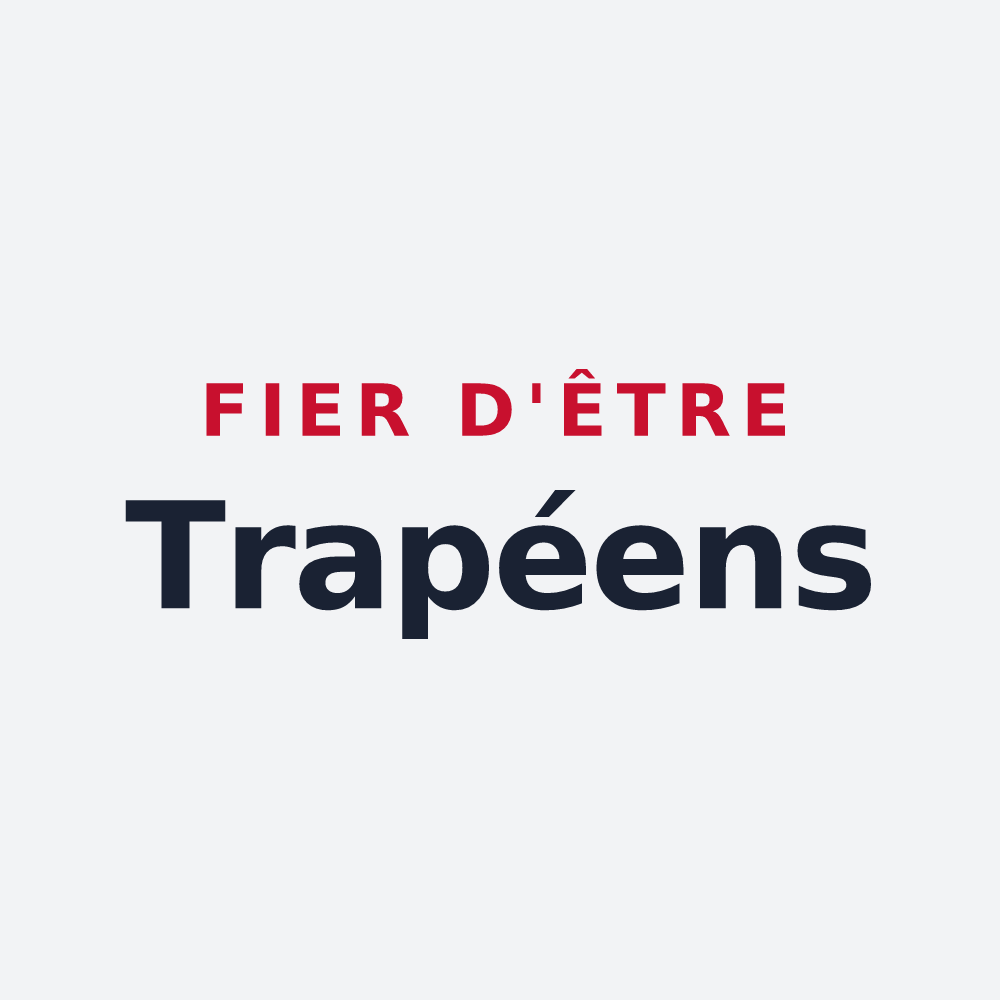 Poster « Fier d'être Trapéens » — design pour Latrape