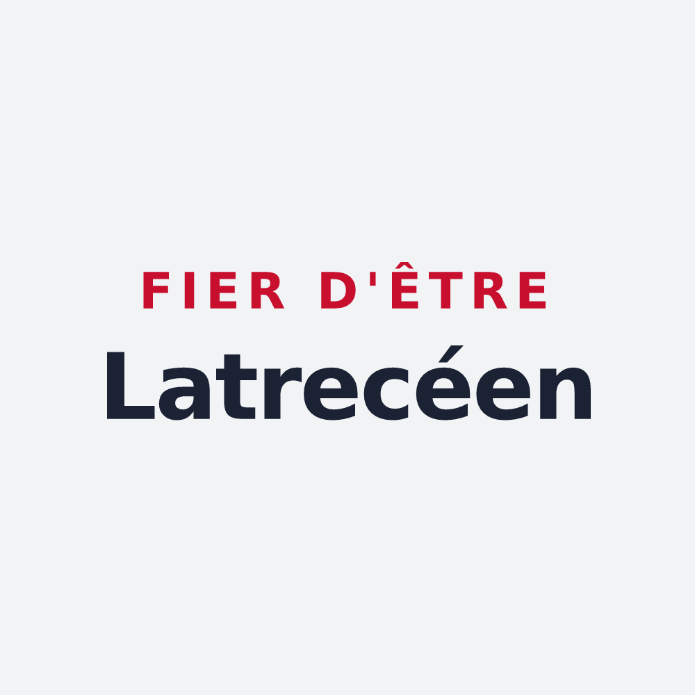 Poster « Fier d'être Latrecéen » — design pour Latrecey-Ormoy-sur-Aube