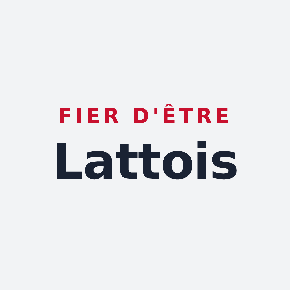 Poster « Fier d'être Lattois » — design pour Lattes