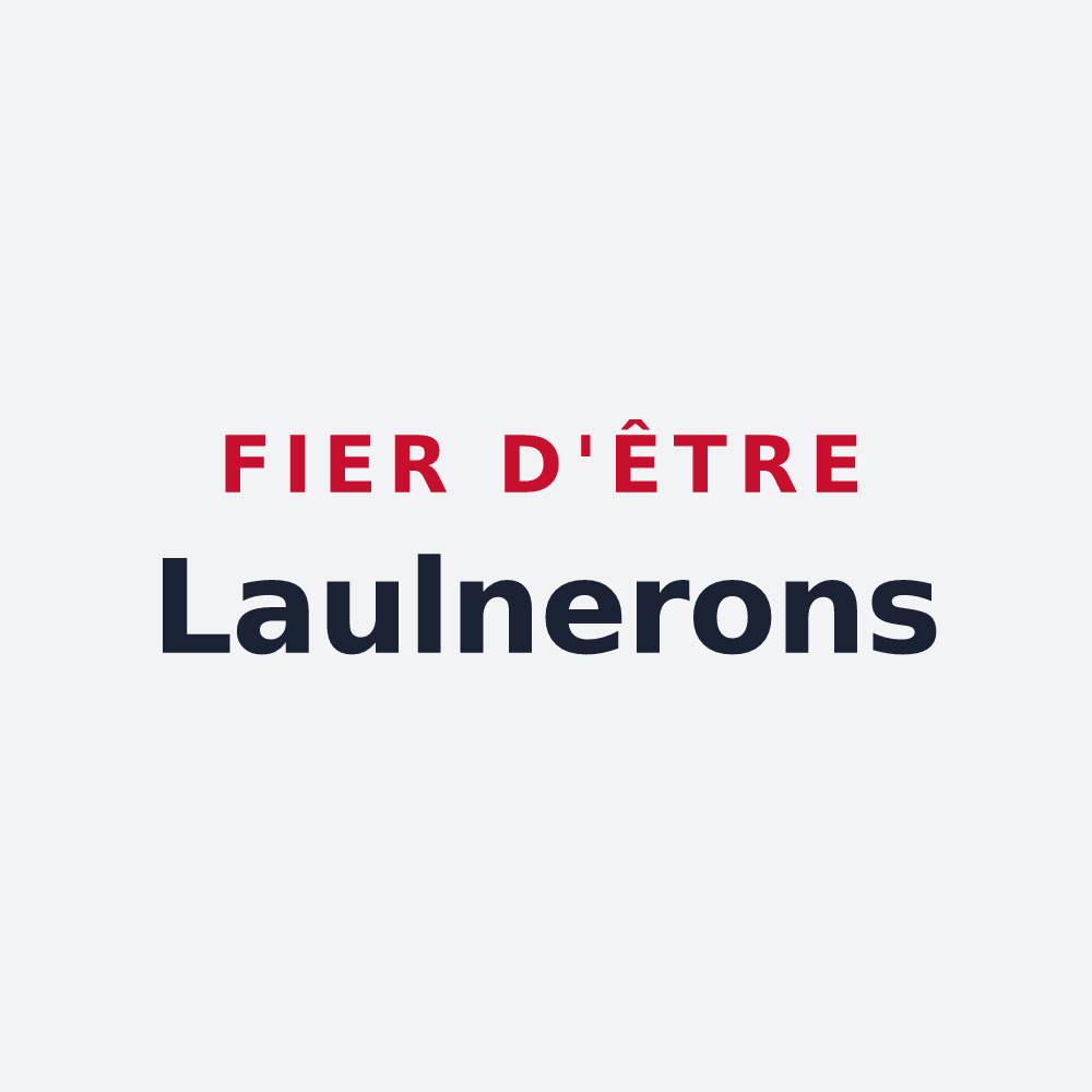 Poster « Fier d'être Laulnerons » — design pour Laulne