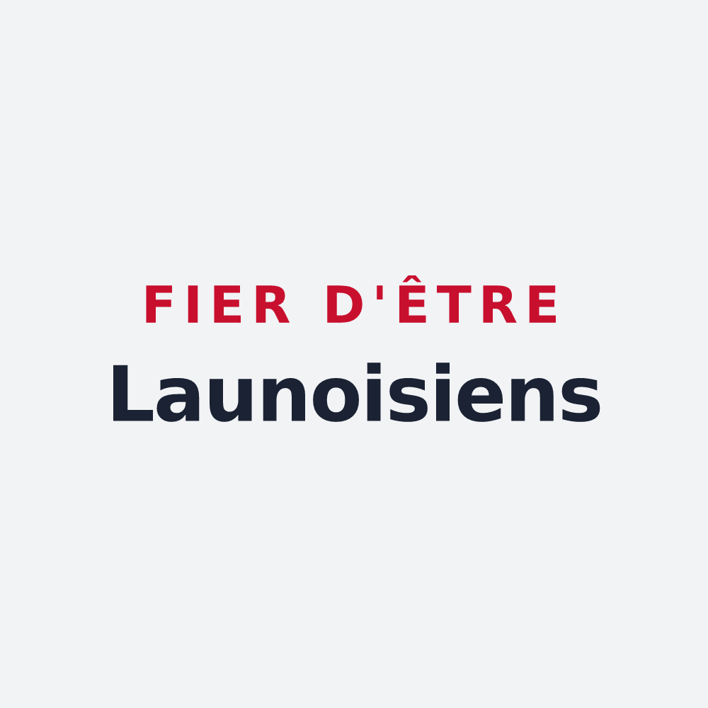 Poster « Fier d'être Launoisiens » — design pour Launois-sur-Vence