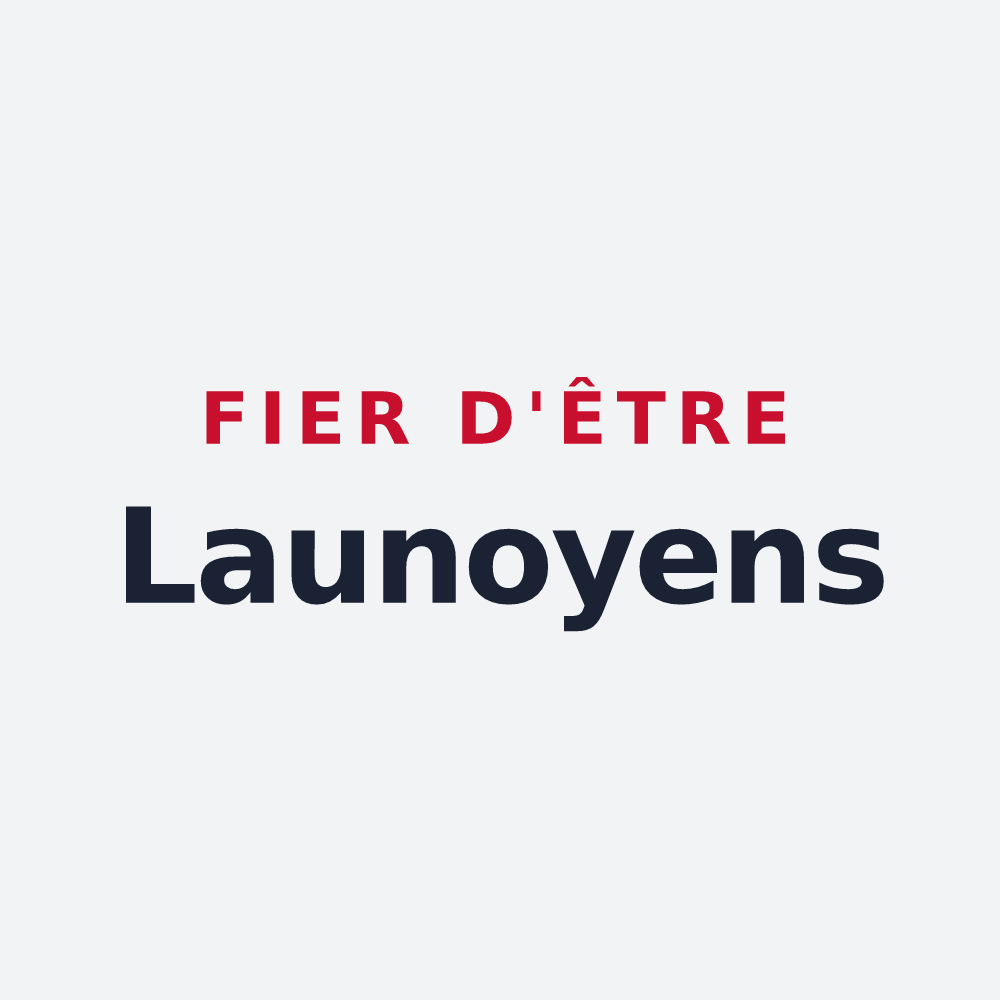 Poster « Fier d'être Launoyens » — design pour Launoy