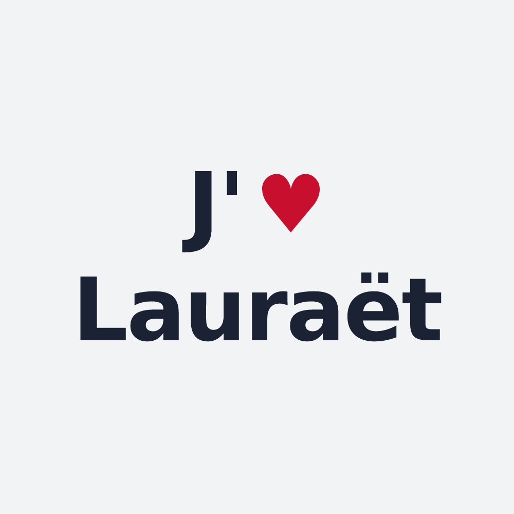 Poster personnalisé Lauraët — design J'aime Lauraët