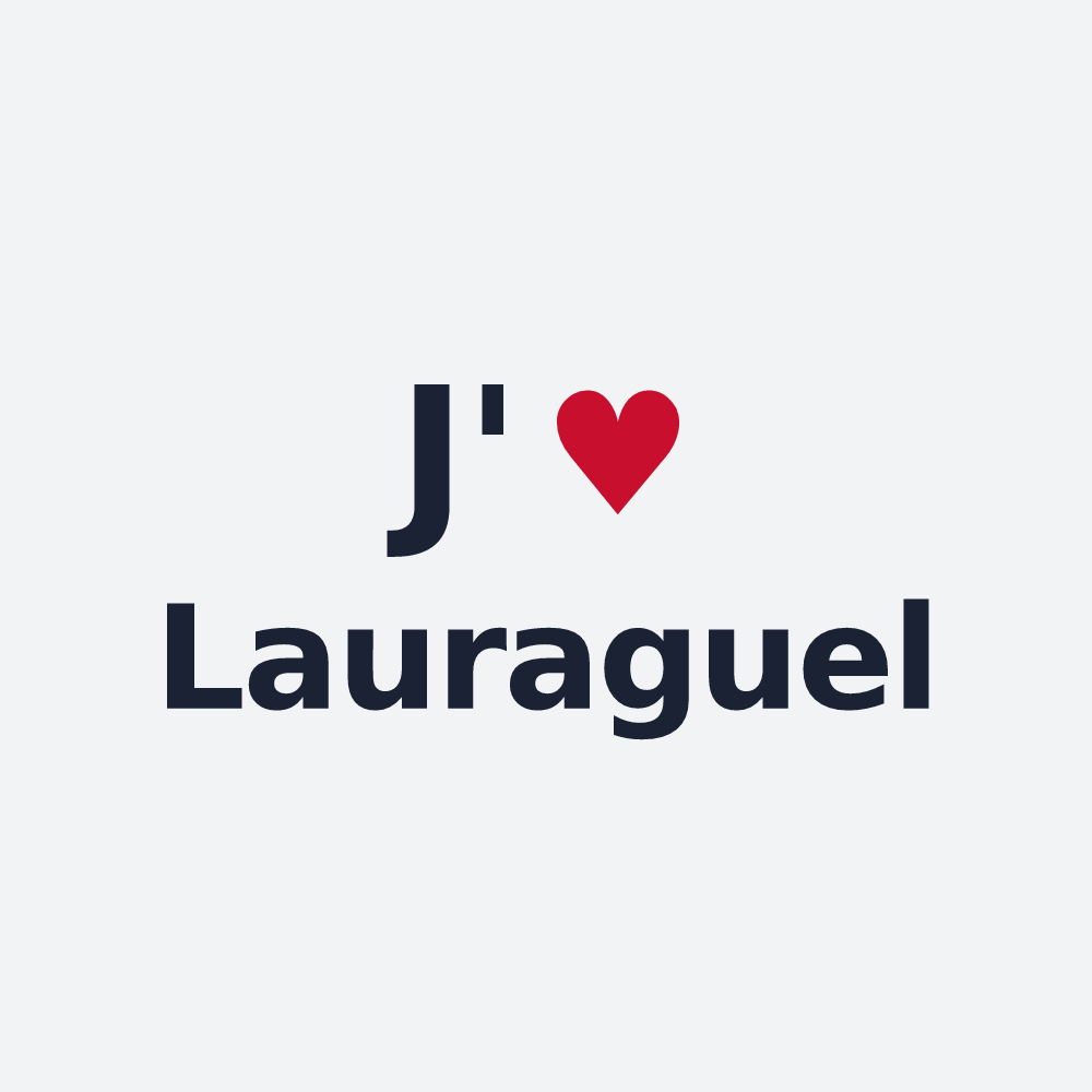 Poster personnalisé Lauraguel — design J'aime Lauraguel
