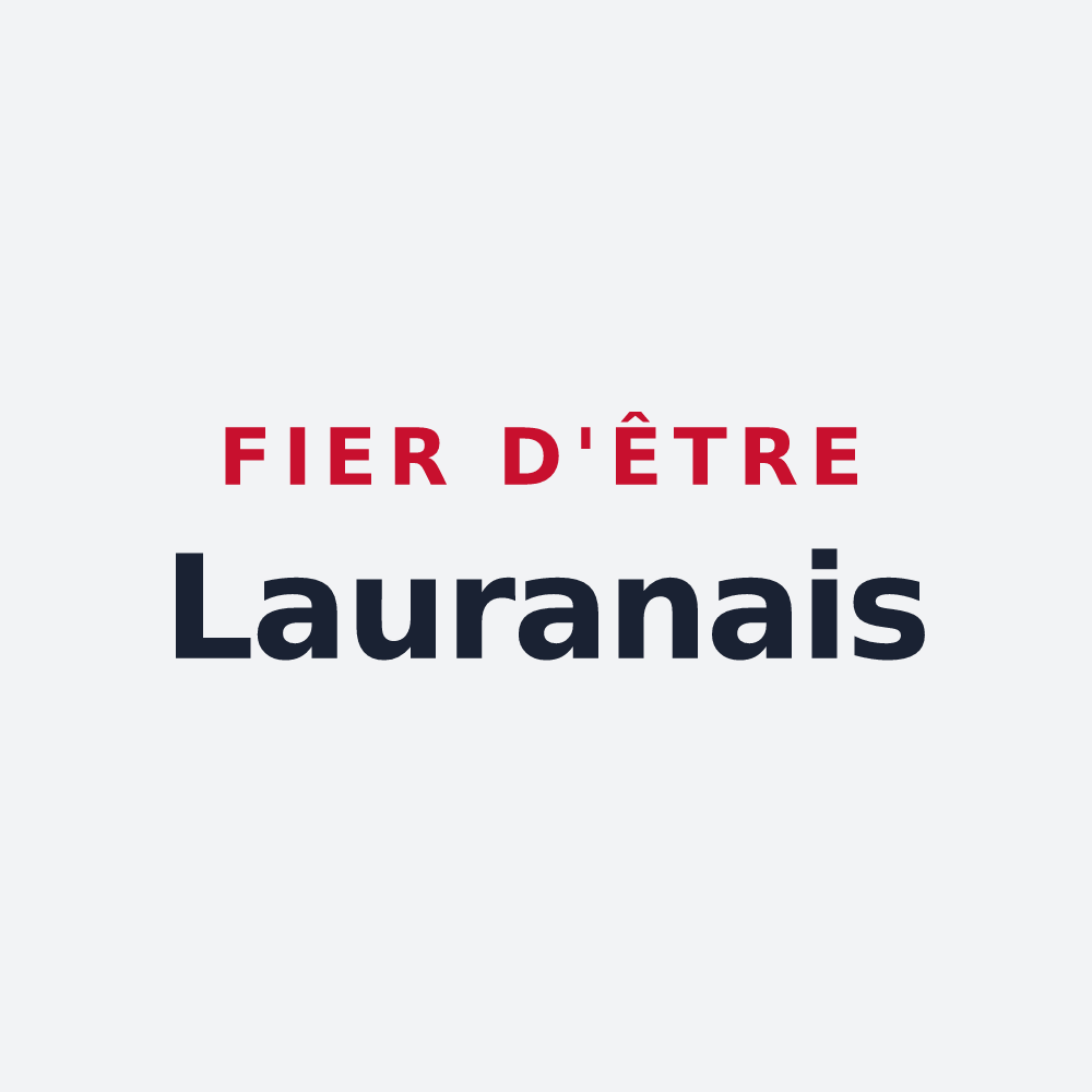 Poster « Fier d'être Lauranais » — design pour Laure-Minervois
