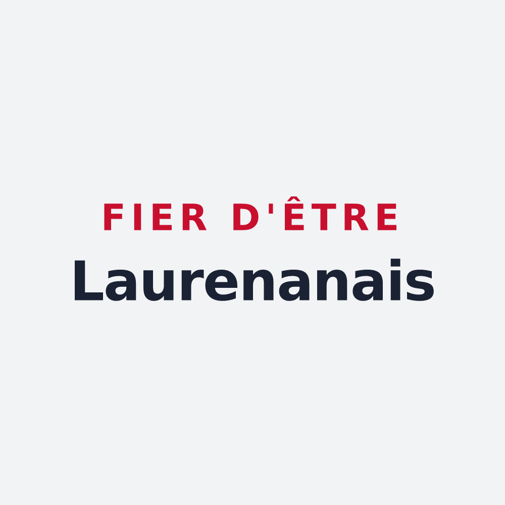 Poster « Fier d'être Laurenanais » — design pour Laurenan