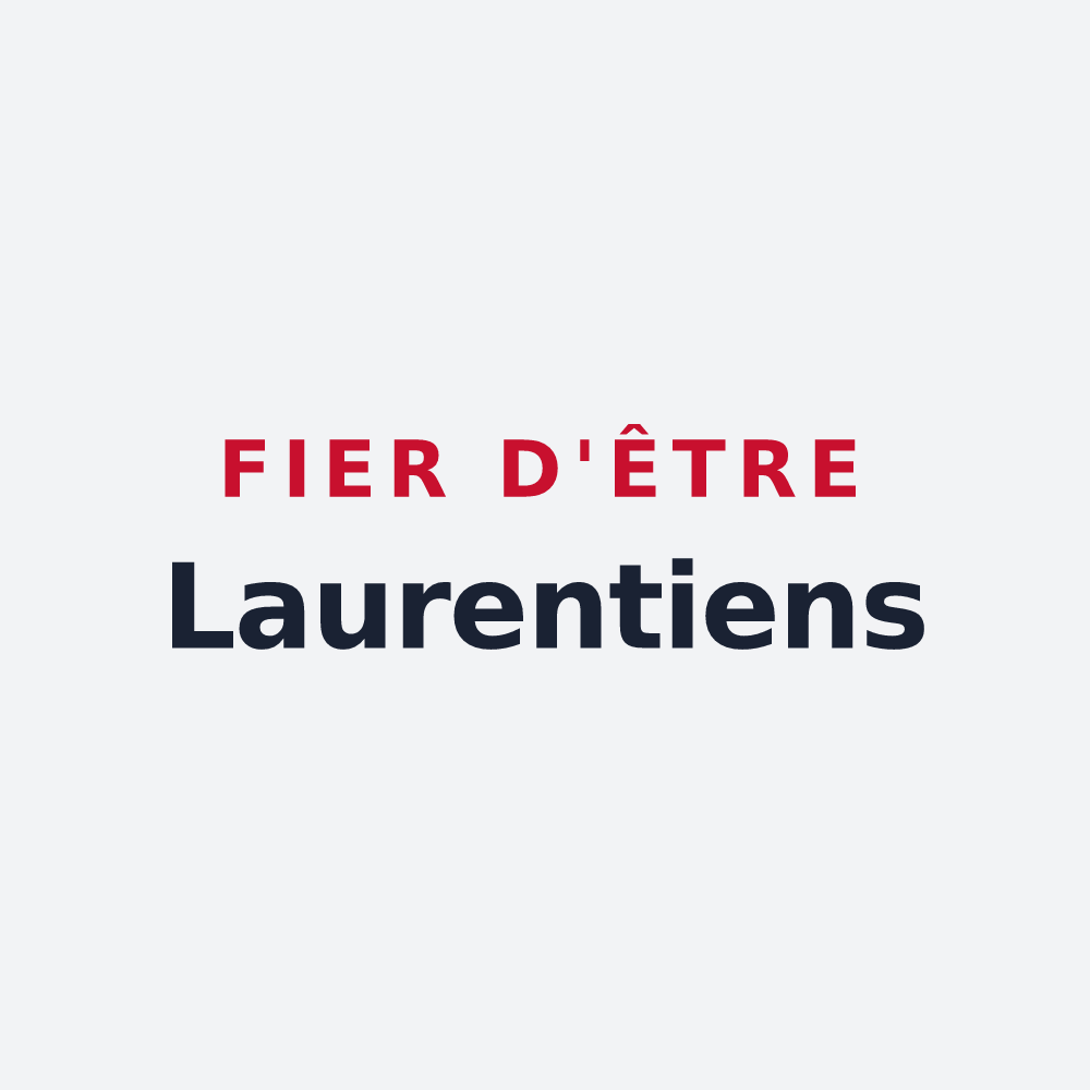 Poster « Fier d'être Laurentiens » — design pour Laurens