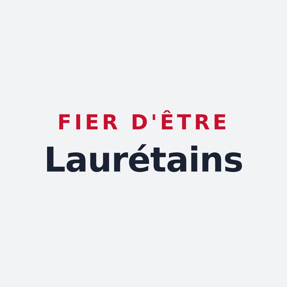 Poster « Fier d'être Laurétains » — design pour Lauret