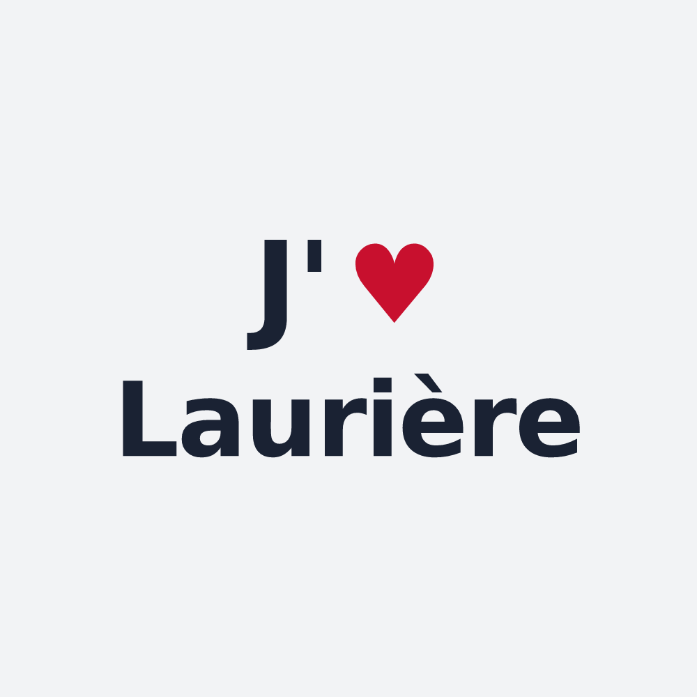 Poster personnalisé Laurière — design J'aime Laurière