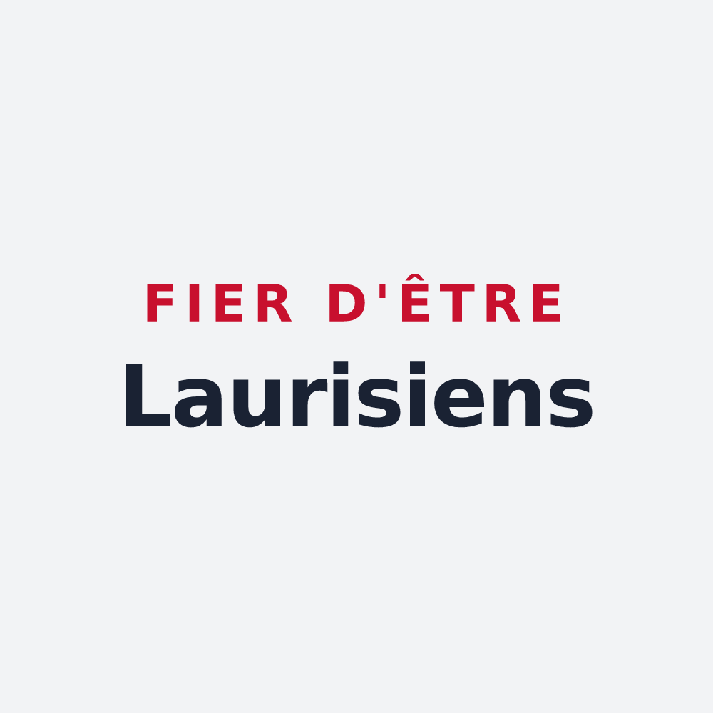 Poster « Fier d'être Laurisiens » — design pour Lauris