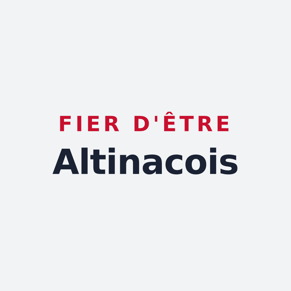 Poster « Fier d'être Altinacois » — design pour Lautignac