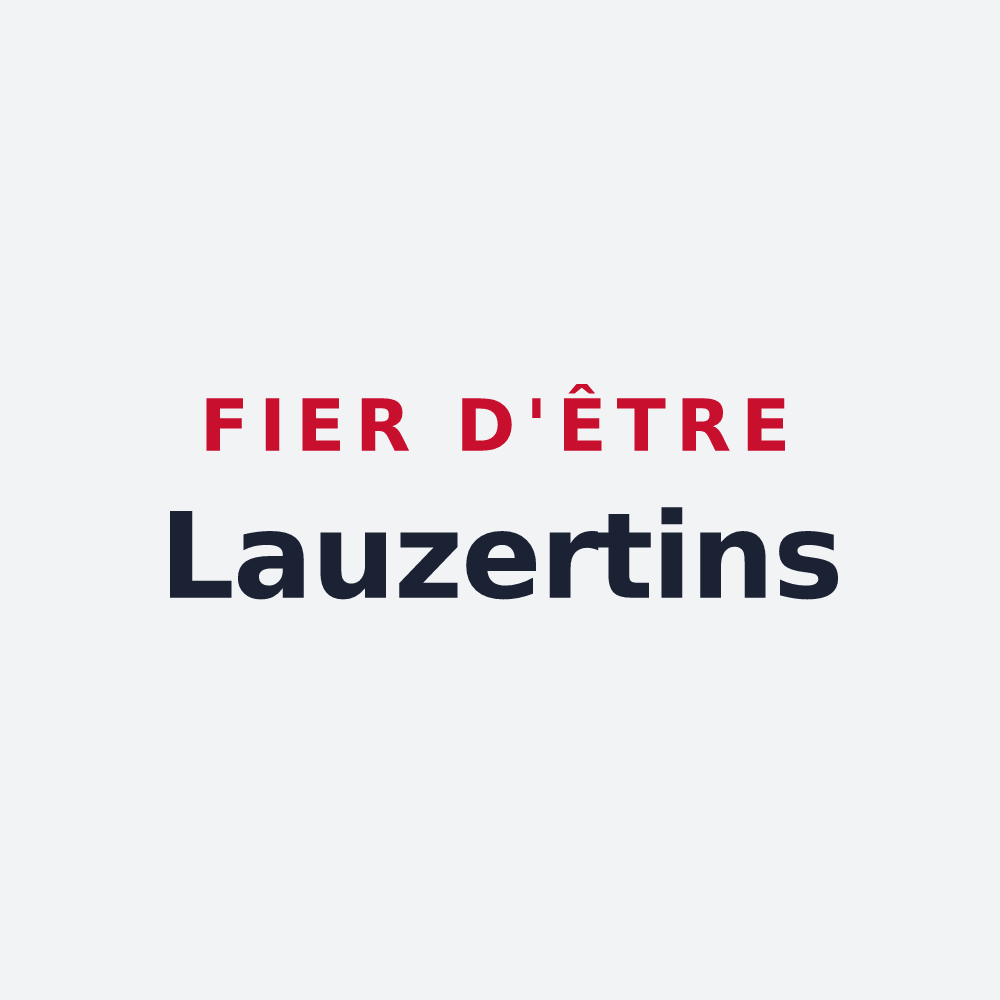 Poster « Fier d'être Lauzertins » — design pour Lauzerte