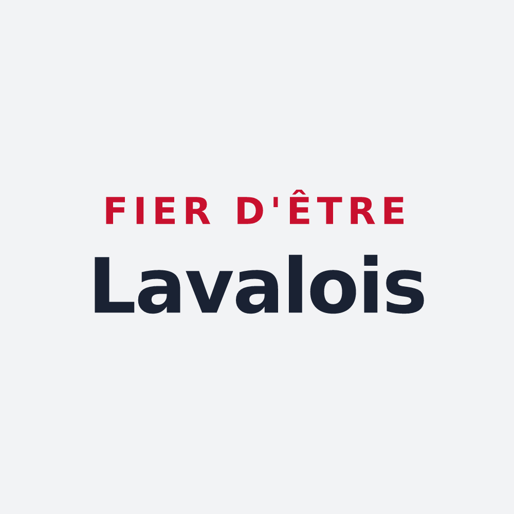 Poster « Fier d'être Lavalois » — design pour Laval-en-Laonnois