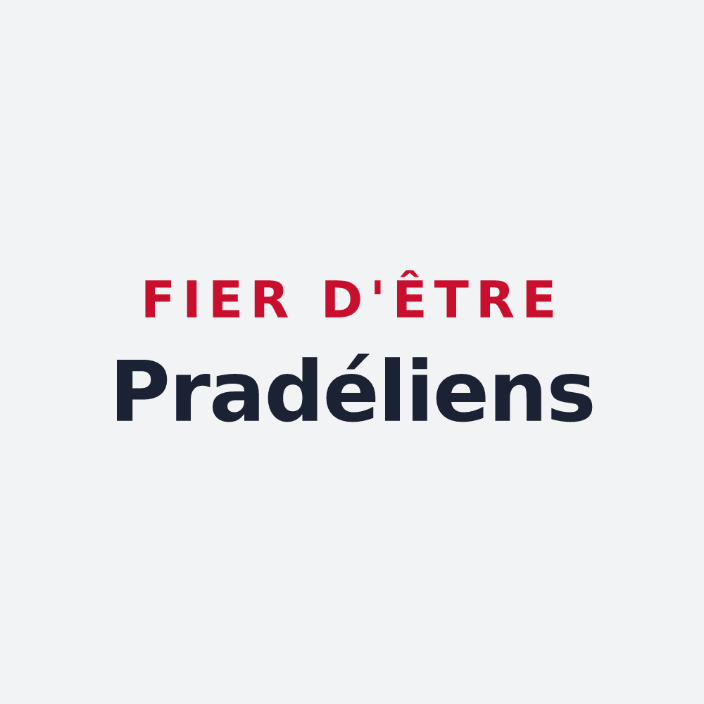 Poster « Fier d'être Pradéliens » — design pour Laval-Pradel