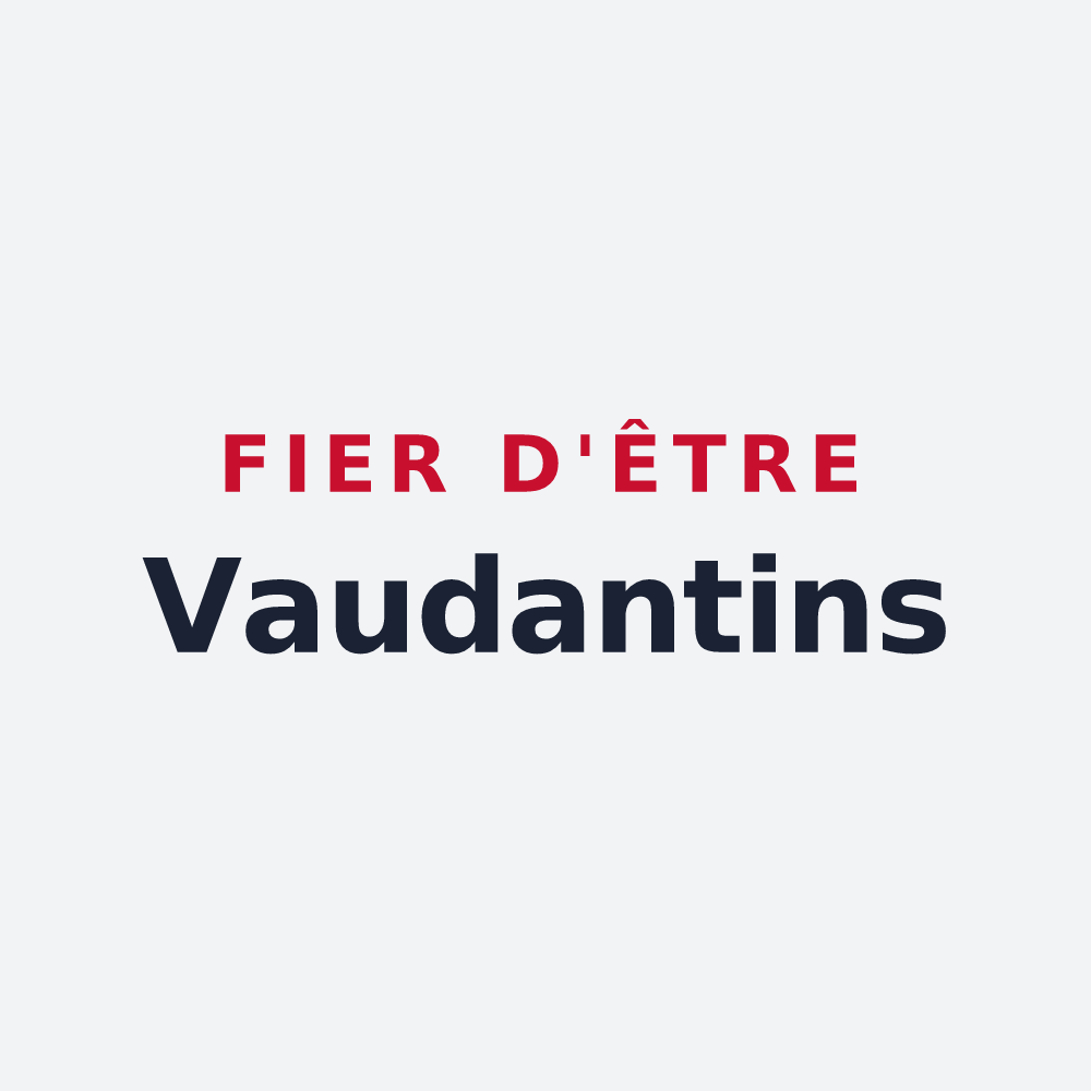 Poster « Fier d'être Vaudantins » — design pour Lavaldens