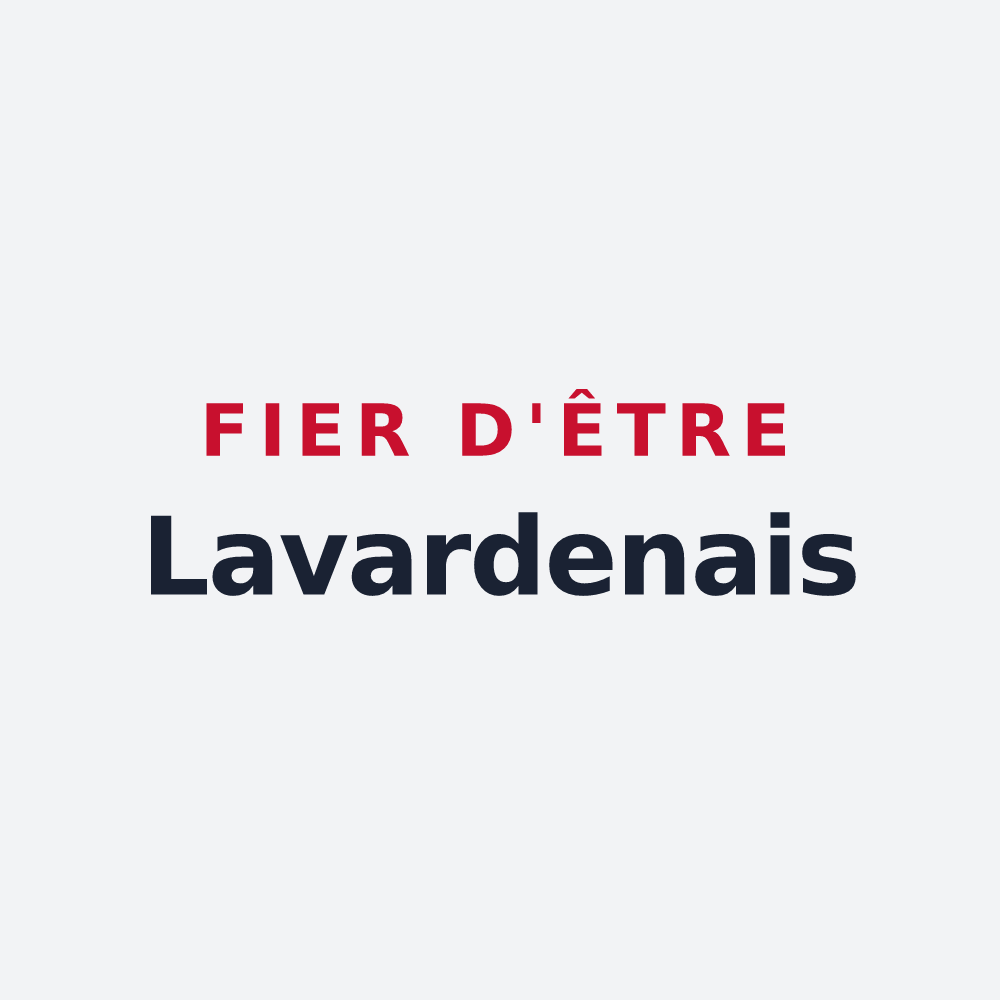 Poster « Fier d'être Lavardenais » — design pour Lavardens