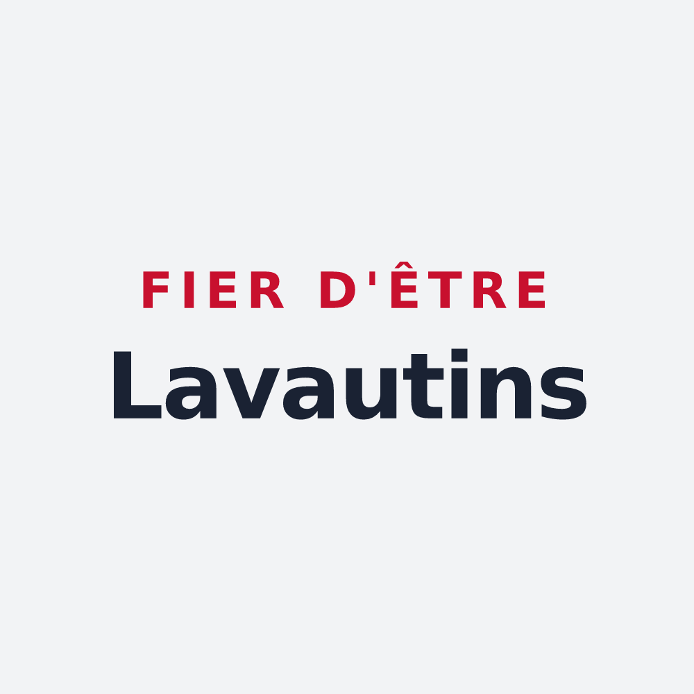 Poster « Fier d'être Lavautins » — design pour Lavau