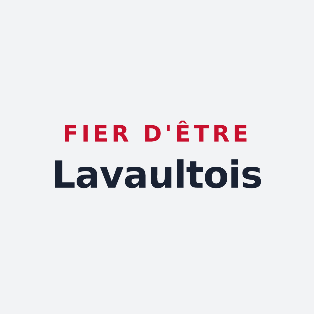 Poster « Fier d'être Lavaultois » — design pour Lavault-Sainte-Anne