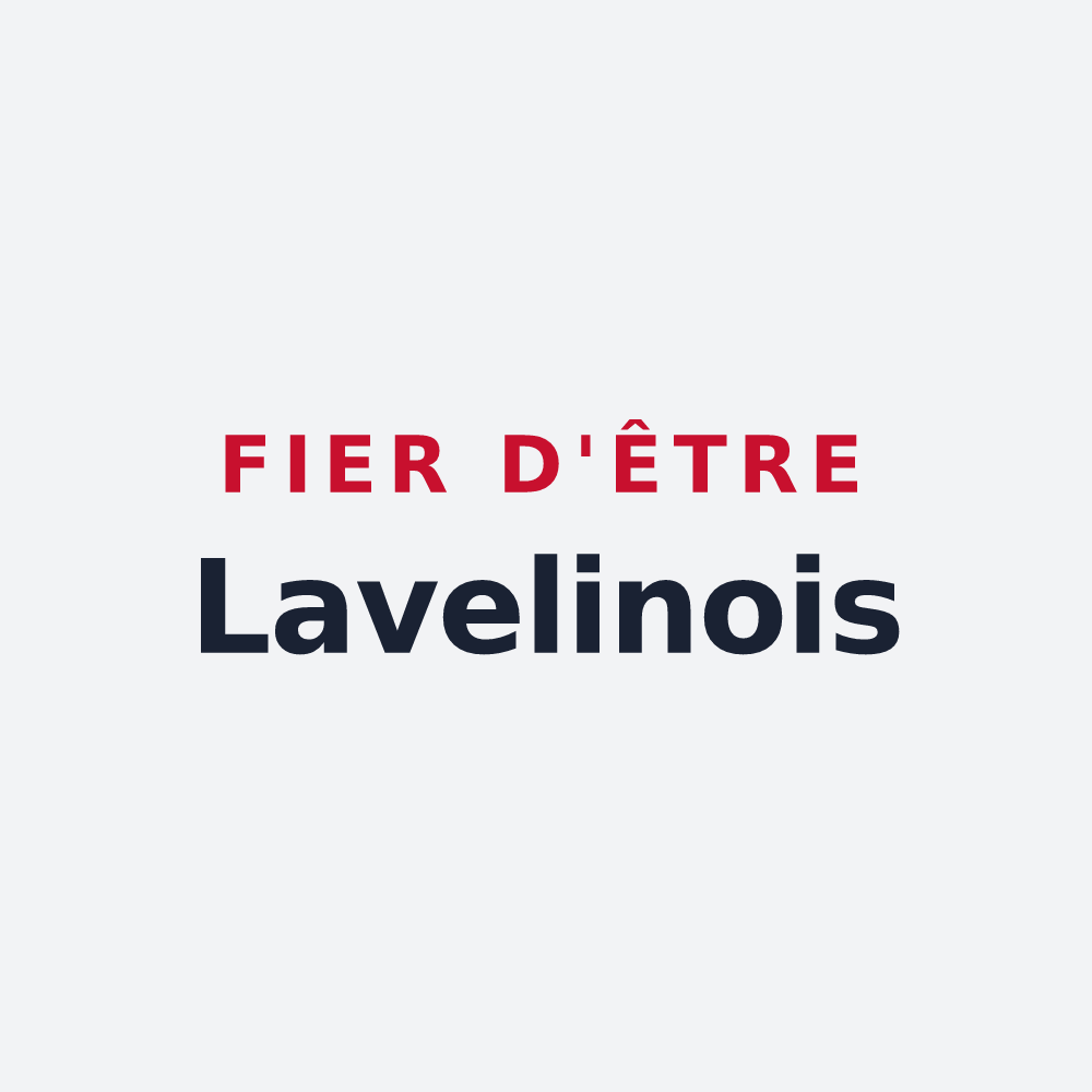 Poster « Fier d'être Lavelinois » — design pour Laveline-devant-Bruyères