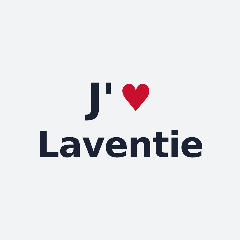 Poster personnalisé Laventie — design J'aime Laventie