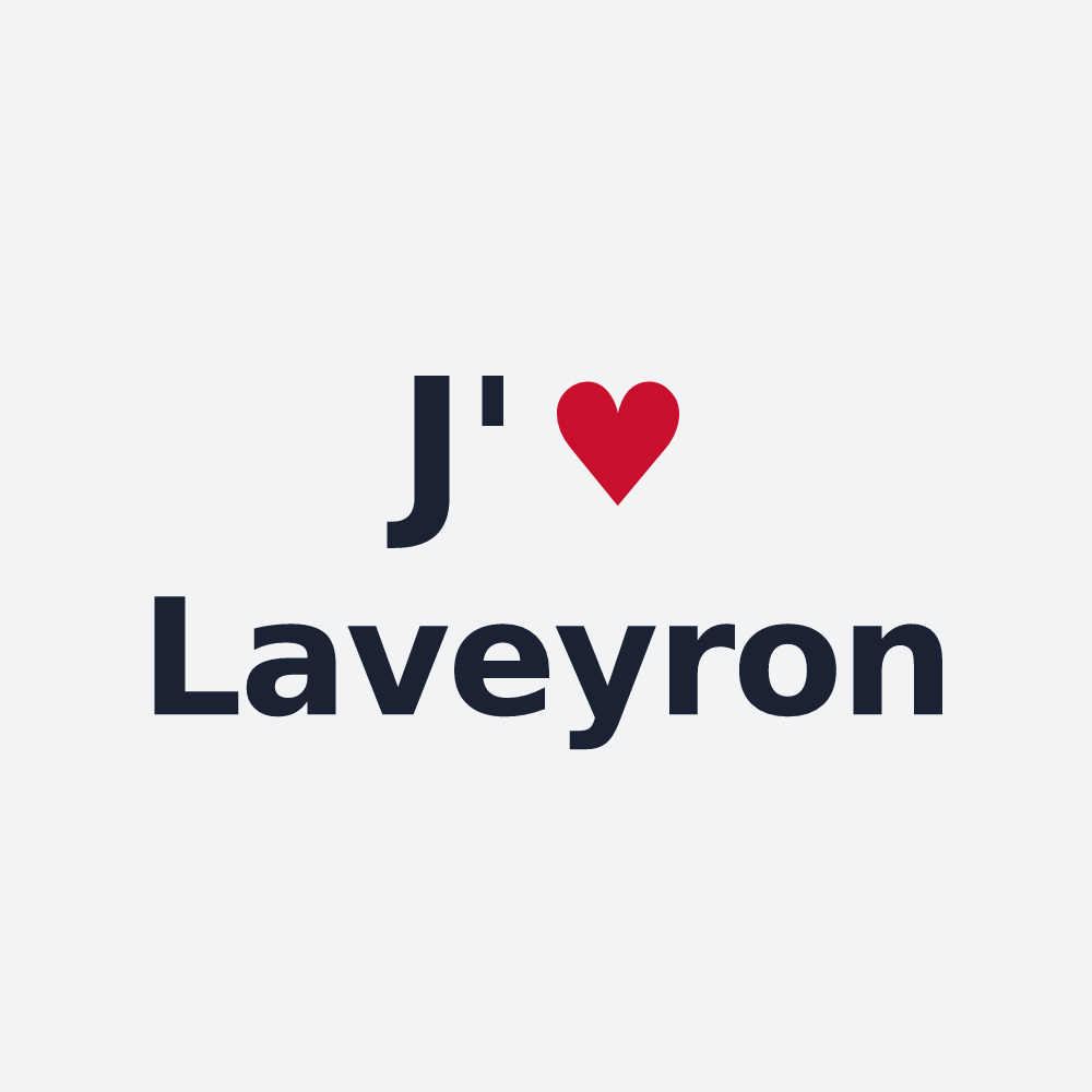 Poster personnalisé Laveyron — design J'aime Laveyron
