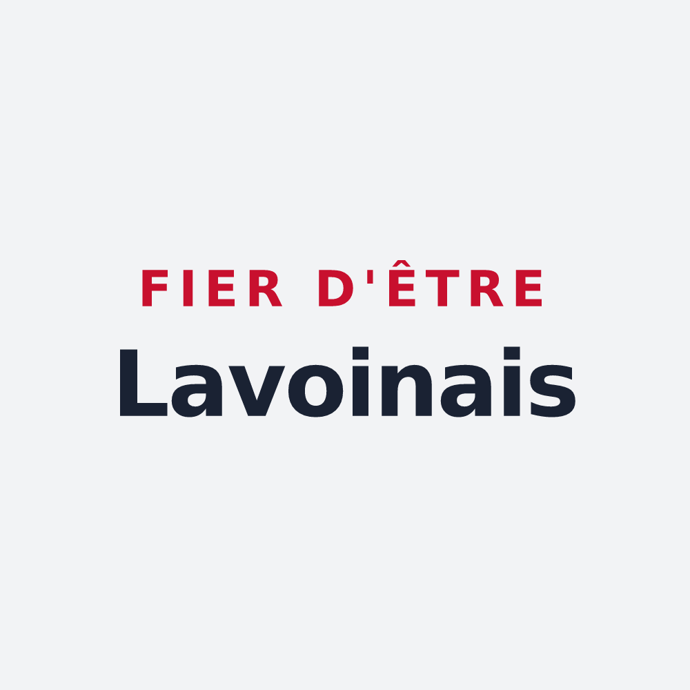Poster « Fier d'être Lavoinais » — design pour Lavoine