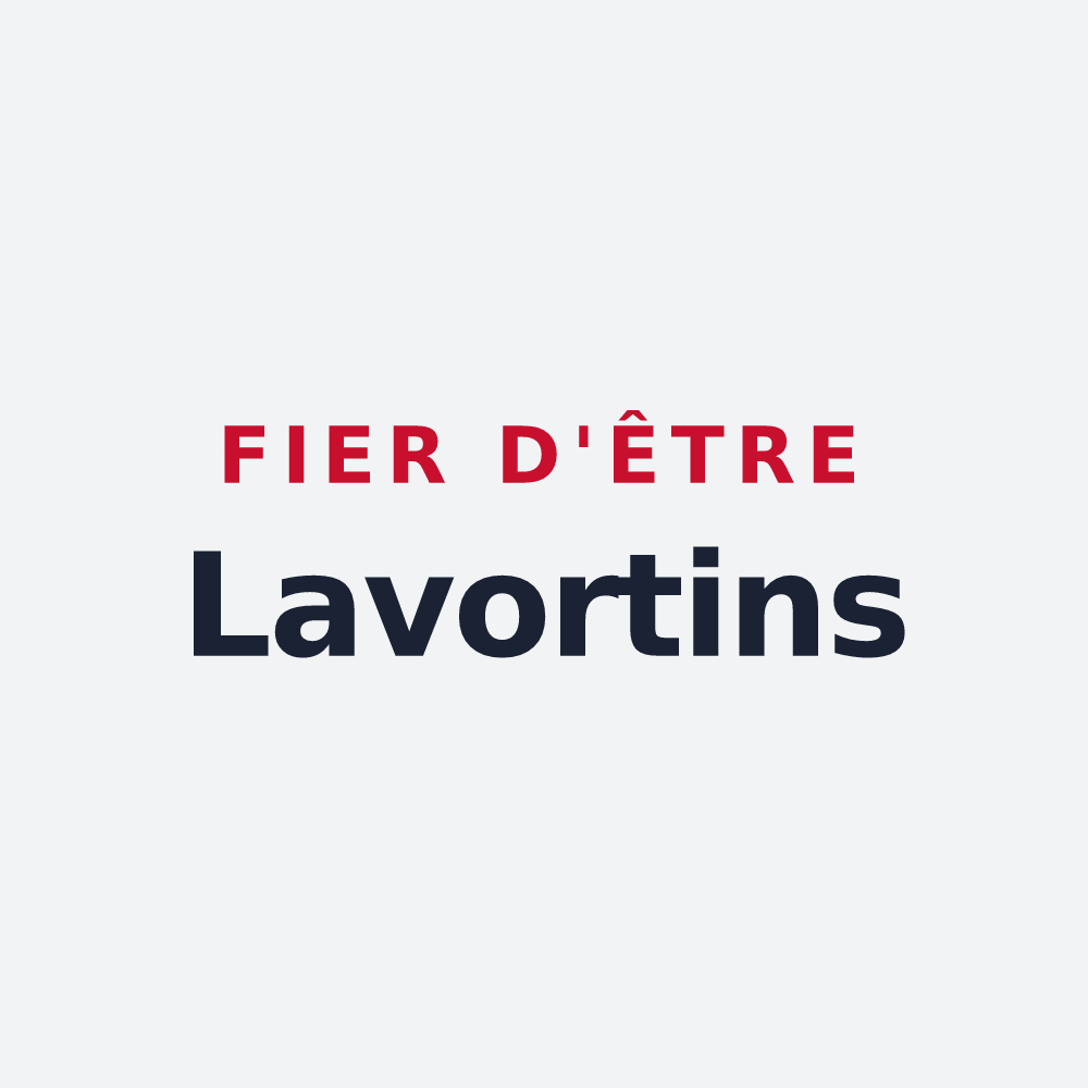 Poster « Fier d'être Lavortins » — design pour Lavours