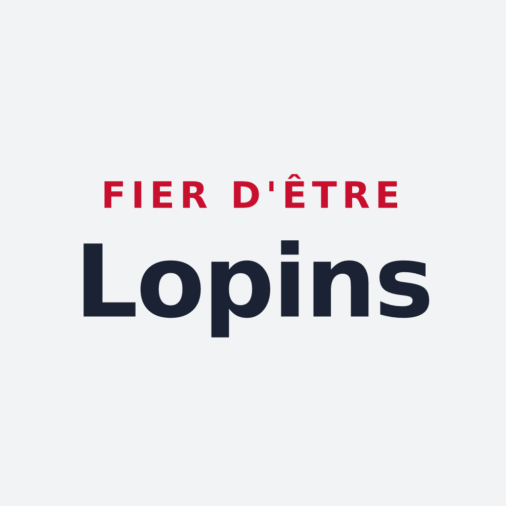 Poster « Fier d'être Lopins » — design pour Lavoye