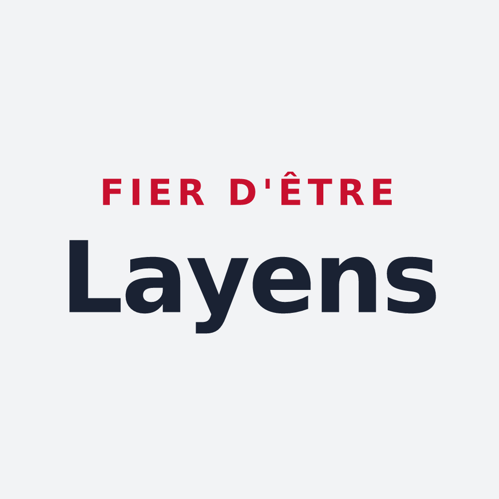 Poster « Fier d'être Layens » — design pour Lay-Saint-Remy