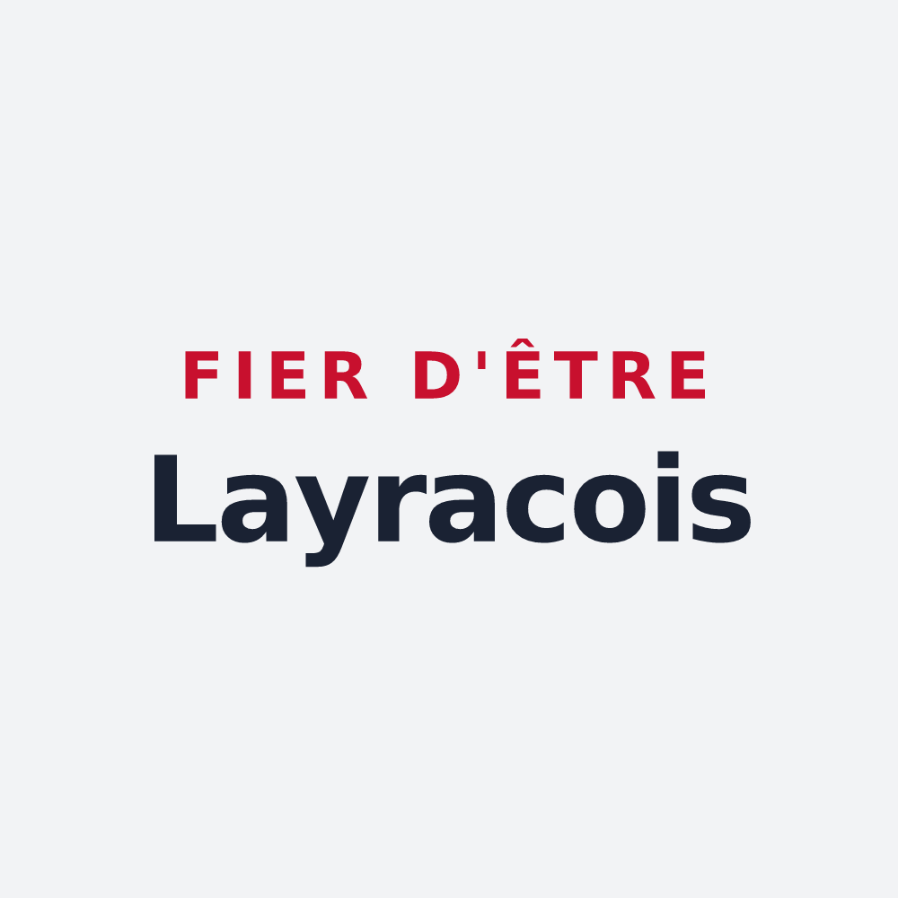 Poster « Fier d'être Layracois » — design pour Layrac-sur-Tarn